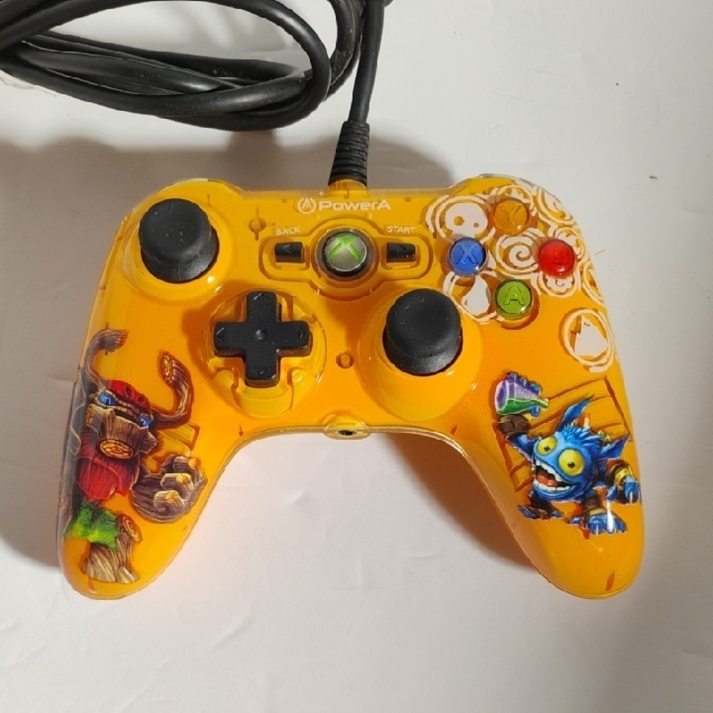 Power A Skylanders Mini Pro Orange Wired Controller For Xbox 360  Tested